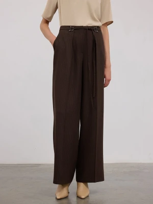 BGN Spodnie w kolorze brązowym rozmiar: 38