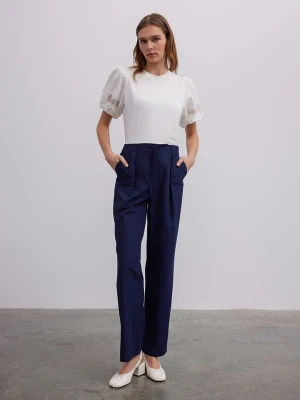 BGN Spodnie w kolorze granatowym rozmiar: 36