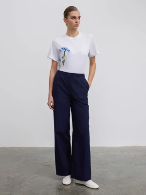 BGN Spodnie w kolorze granatowym rozmiar: 38