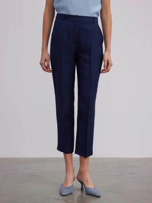 BGN Spodnie w kolorze granatowym rozmiar: 40