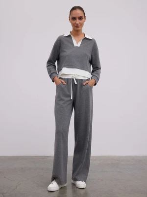 BGN Spodnie w kolorze szarym rozmiar: 38