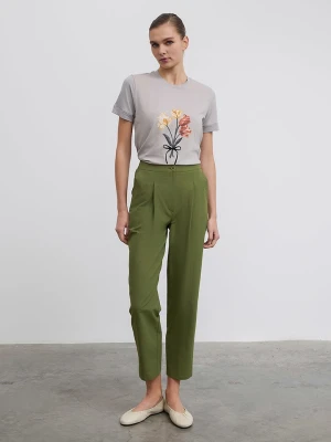 BGN Spodnie w kolorze zielonym rozmiar: 40