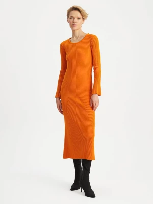 BGN Sukienka dzianinowa w kolorze pomarańczowym rozmiar: 38