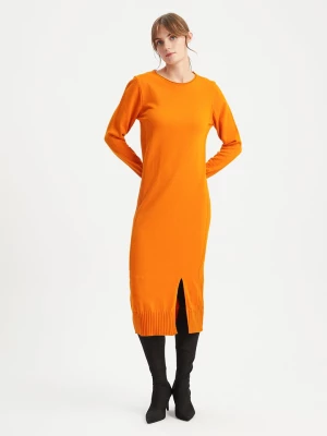 BGN Sukienka dzianinowa w kolorze pomarańczowym rozmiar: 38