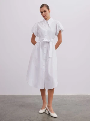 BGN Sukienka w kolorze białym rozmiar: 38