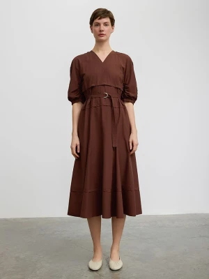 BGN Sukienka w kolorze ciemnobrązowym rozmiar: 40