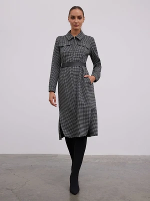 BGN Sukienka w kolorze czarno-szarym rozmiar: 38