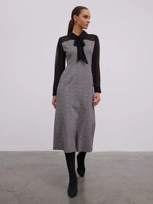 BGN Sukienka w kolorze czarno-szarym rozmiar: 36