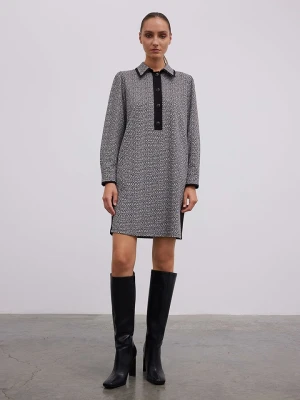 BGN Sukienka w kolorze czarno-szarym rozmiar: 38