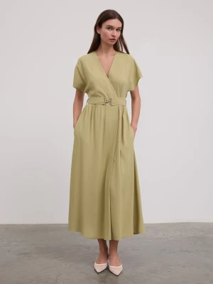 BGN Sukienka w kolorze khaki rozmiar: 38