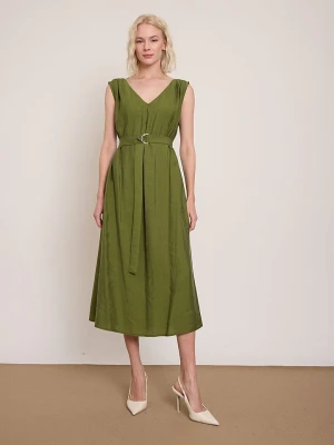 BGN Sukienka w kolorze khaki rozmiar: 40