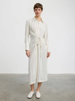 BGN Sukienka w kolorze kremowo-czarnym rozmiar: 36