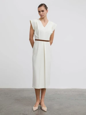 BGN Sukienka w kolorze kremowym rozmiar: 38