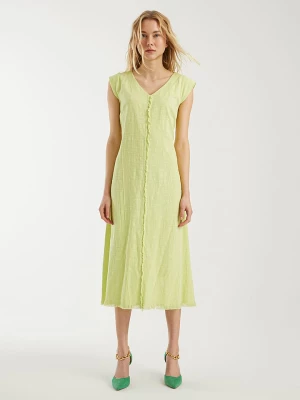BGN Sukienka w kolorze limonkowym rozmiar: 34