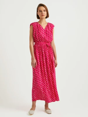 BGN Sukienka w kolorze różowo-kremowym rozmiar: 36
