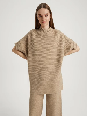 BGN Sweter w kolorze beżowym rozmiar: 34