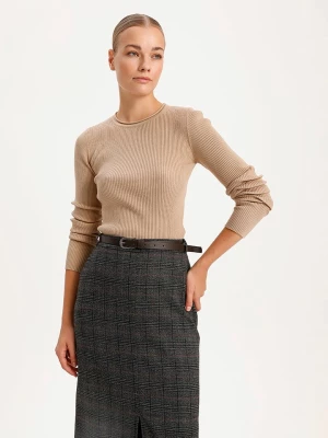 BGN Sweter w kolorze beżowym rozmiar: 38