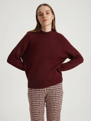 BGN Sweter w kolorze bordowym rozmiar: 36