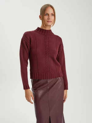 BGN Sweter w kolorze bordowym rozmiar: 38