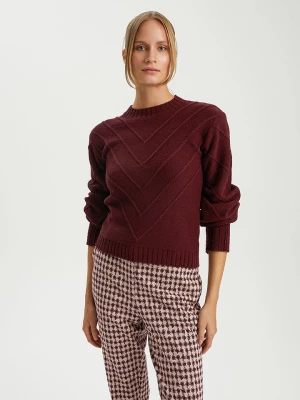 BGN Sweter w kolorze bordowym rozmiar: 38