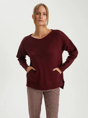 BGN Sweter w kolorze bordowym rozmiar: 36