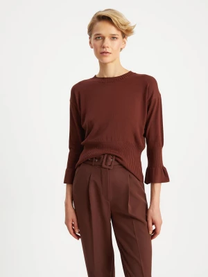 BGN Sweter w kolorze brązowym rozmiar: 36