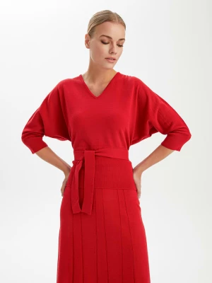 BGN Sweter w kolorze czerwonym rozmiar: 40