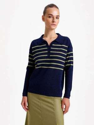 BGN Sweter w kolorze granatowo-zielonym rozmiar: 38