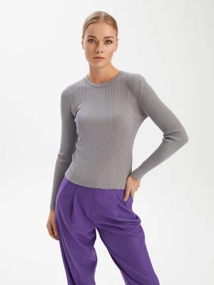 BGN Sweter w kolorze szarym rozmiar: 40