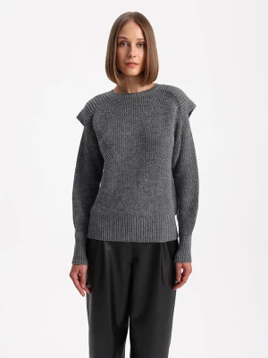 BGN Sweter w kolorze szarym rozmiar: 40