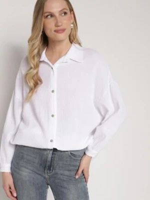 Biała Bawełniana Koszula Muślinowa Atelora jumelle