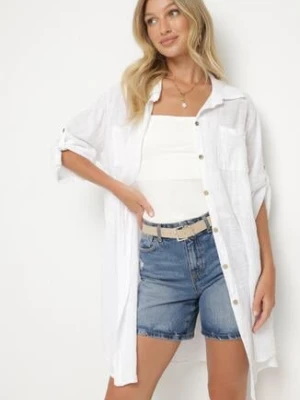 Biała Bawełniana Koszula Oversize Savirise och bella