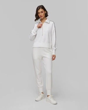 Biała Bluza Damska Varley Davenport Half Zip