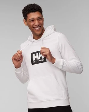 Biała Bluza Męska Helly Hansen Hh Box Hoodie