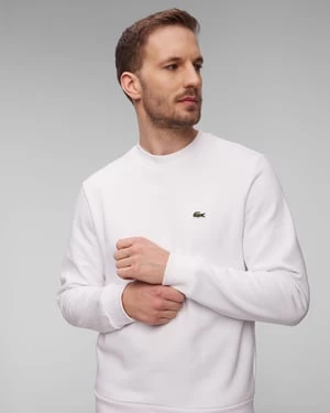 Biała Bluza Męska Lacoste Sh9608