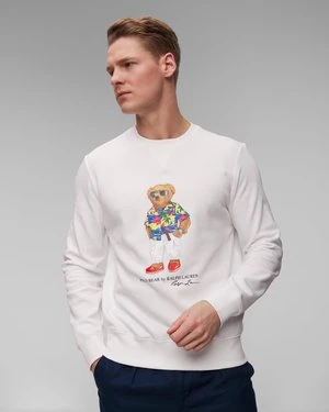 Biała Bluza Męska Polo Ralph Lauren