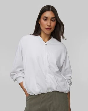 Biała Bluza Rozpinana Damska Deha