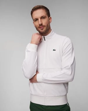 Biała Bluza Sportowa Męska Lacoste Sh3444