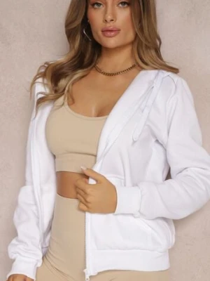 Biała Bluza z Kapturem Harasphei jstyle