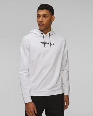 Biała Bluza Z Kapturem Męska Bogner Fire+ice Cadell