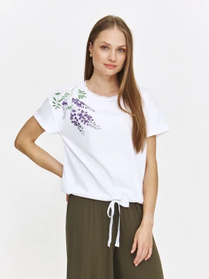 Zdjęcie produktu Biała bluza z printem TOP SECRET