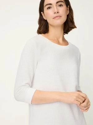 Biała bluzka damska Hannah z fakturą – Refresh Olsen