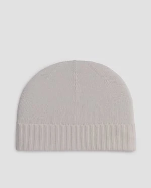 Biała Czapka Kaszmirowa Damska Allude