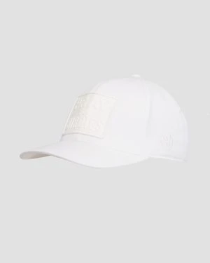 Biała czapka z daszkiem G/Fore Monochrome Pray for Birdies Stretch Twill Snapback