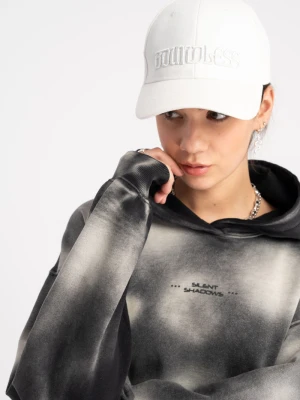 Biała czapka z daszkiem z haftem z przodu Reporter