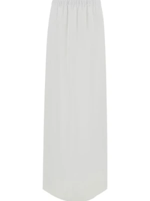 Biała Długa Spódnica Fabiana Filippi