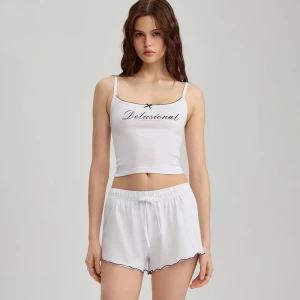 Biała dwuczęściowa piżama Delusional House