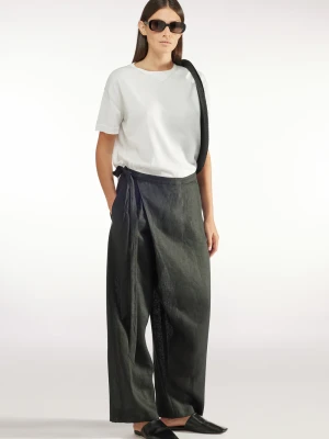 BIAŁA DZIANINOWA BLUZKA MAGLIA EMBER LIVIANA CONTI