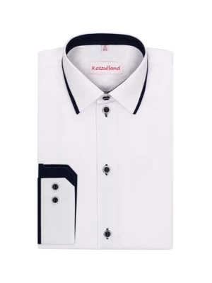 Biała, elegancka koszula dla chłopca- długi rękaw Koszulland