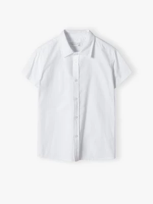 Biała elegancka koszula dla chłopca - krótki rękaw - Max&Mia Max & Mia by 5.10.15.